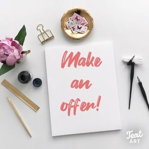 Make an Offer! Flexible pricing!